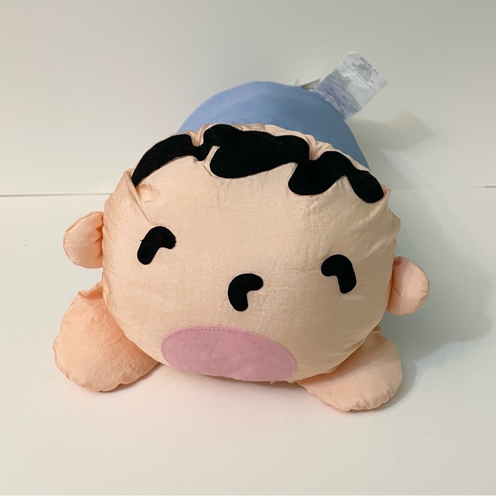 Vintage 2001 Sanrio Smiles Minna no Tabo Bolster Plush Pillow 17"